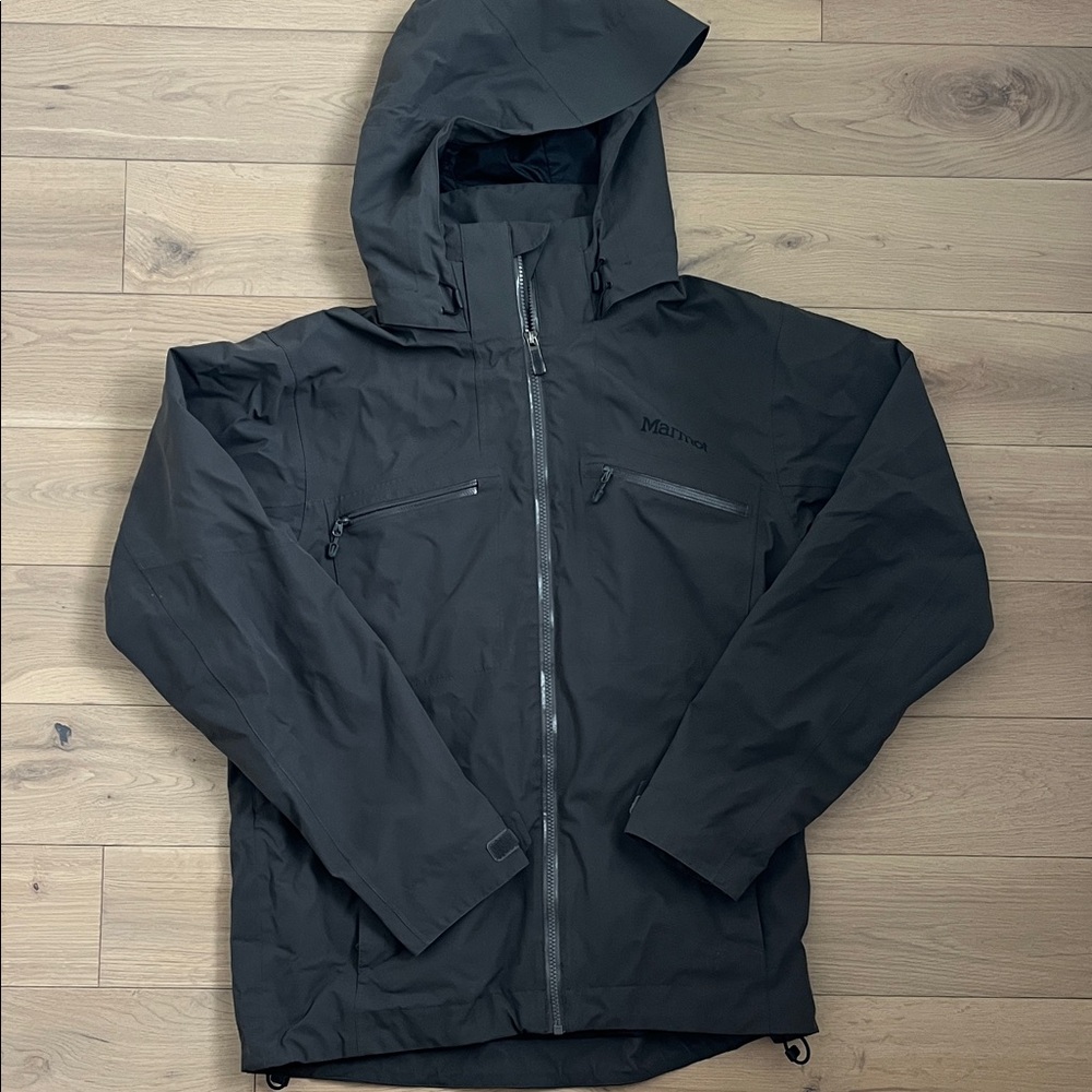 Marmot Men's dark gray Hooded Ski & Snowboard Jacket